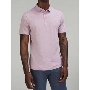 Lululemon Men’s Evolution Pink Polo Shirt Size Medium